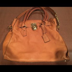 Michael Kors Large Hamilton Tote - Purse Camel